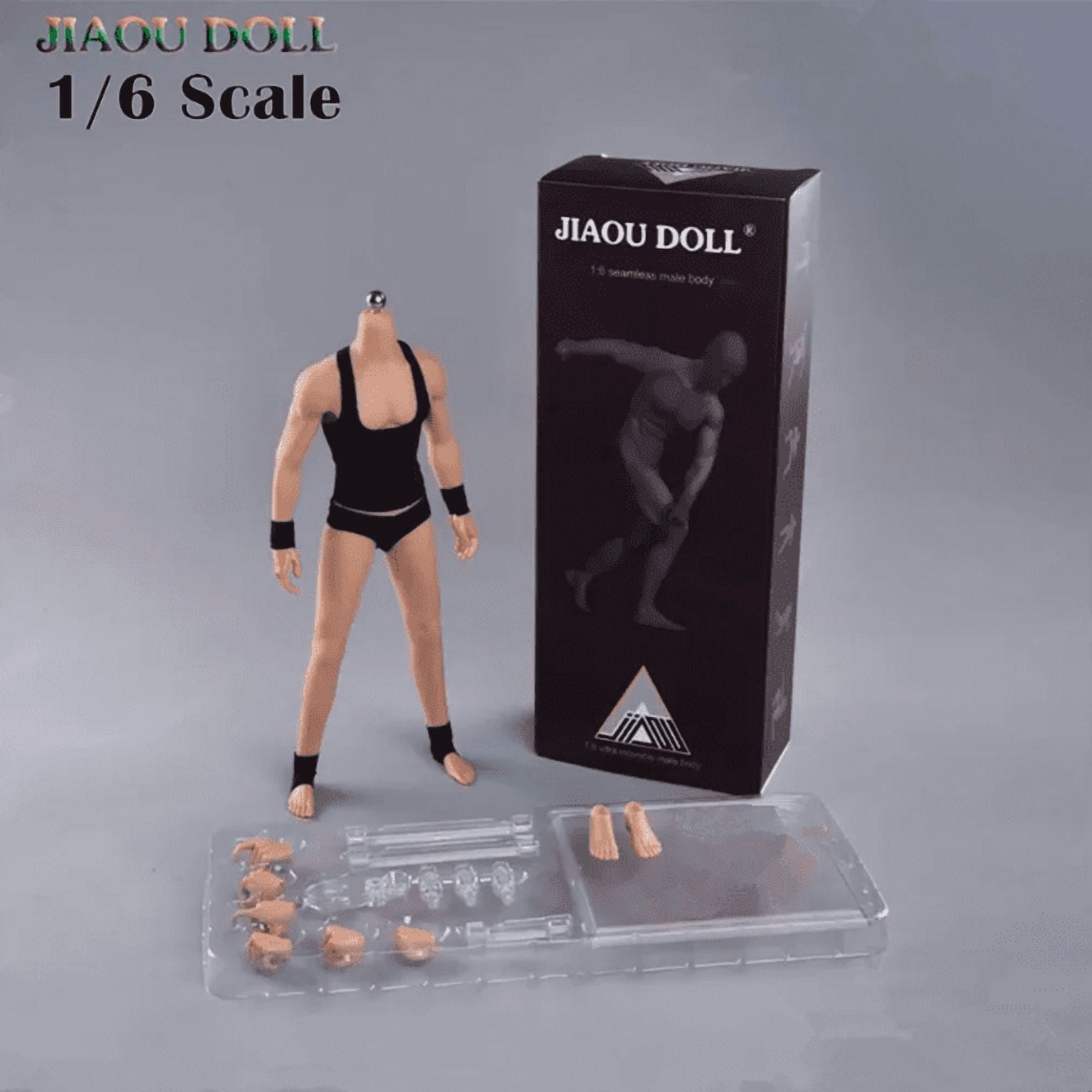 SUPER FLEXIBLE BODY フィギュア Amazon.com: 1/6 Scale Male Body,JIAOU Doll 12inch Super