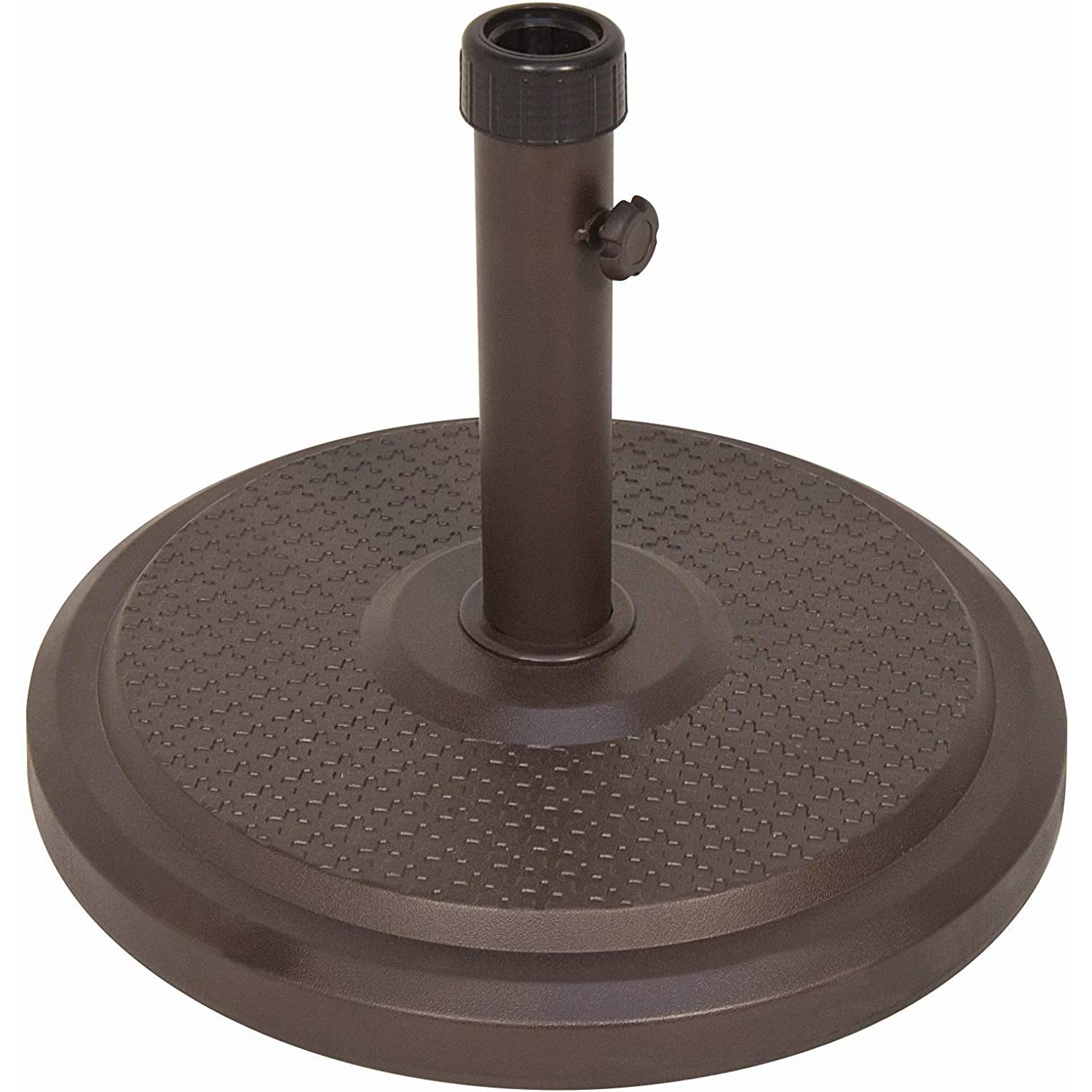 Jiarui Cove Fiberstone Free Standing Umbrella Base in Bronze - Walmart.com