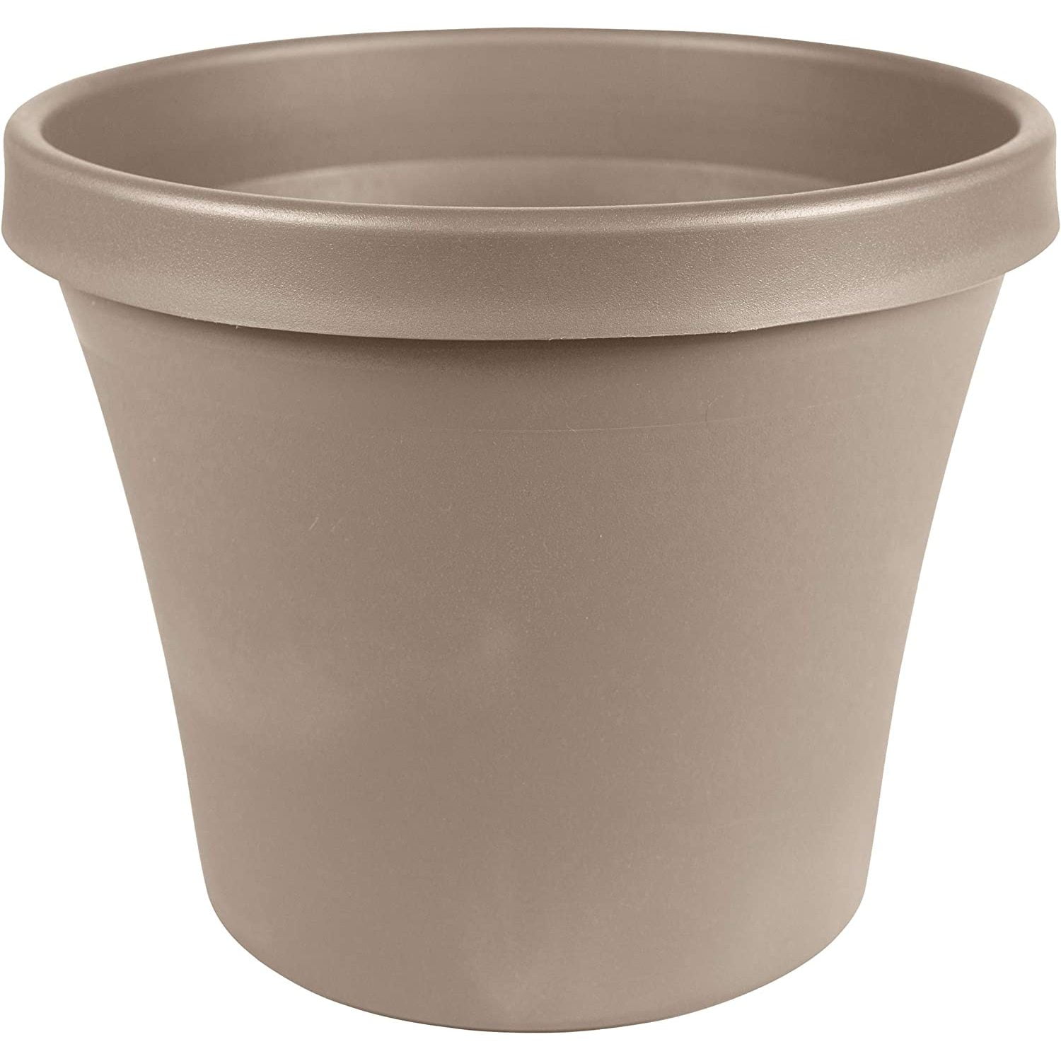 Pebble Stone Tapered Lightweight Polypropylene Planter, 17"