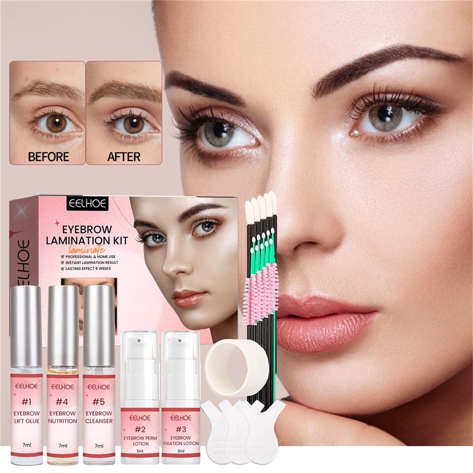 JIASEN Brow Lamination Kit, Eyebrow Lamination Kit, Eye Brow