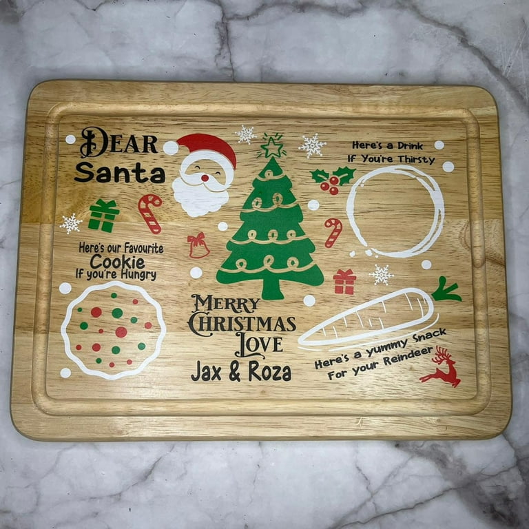 Personalised santa plate hotsell