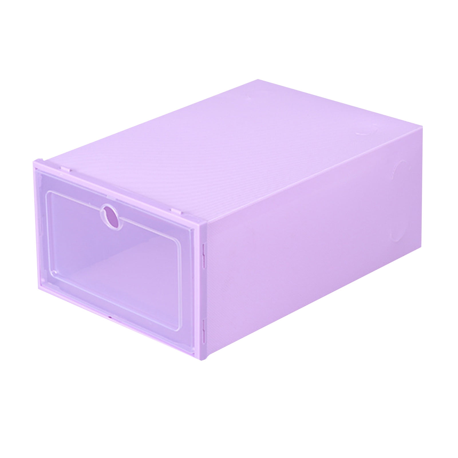 JIASONJY Large Shoe Storage Box, Clear Plastic Stackable Shoe Organizer ...