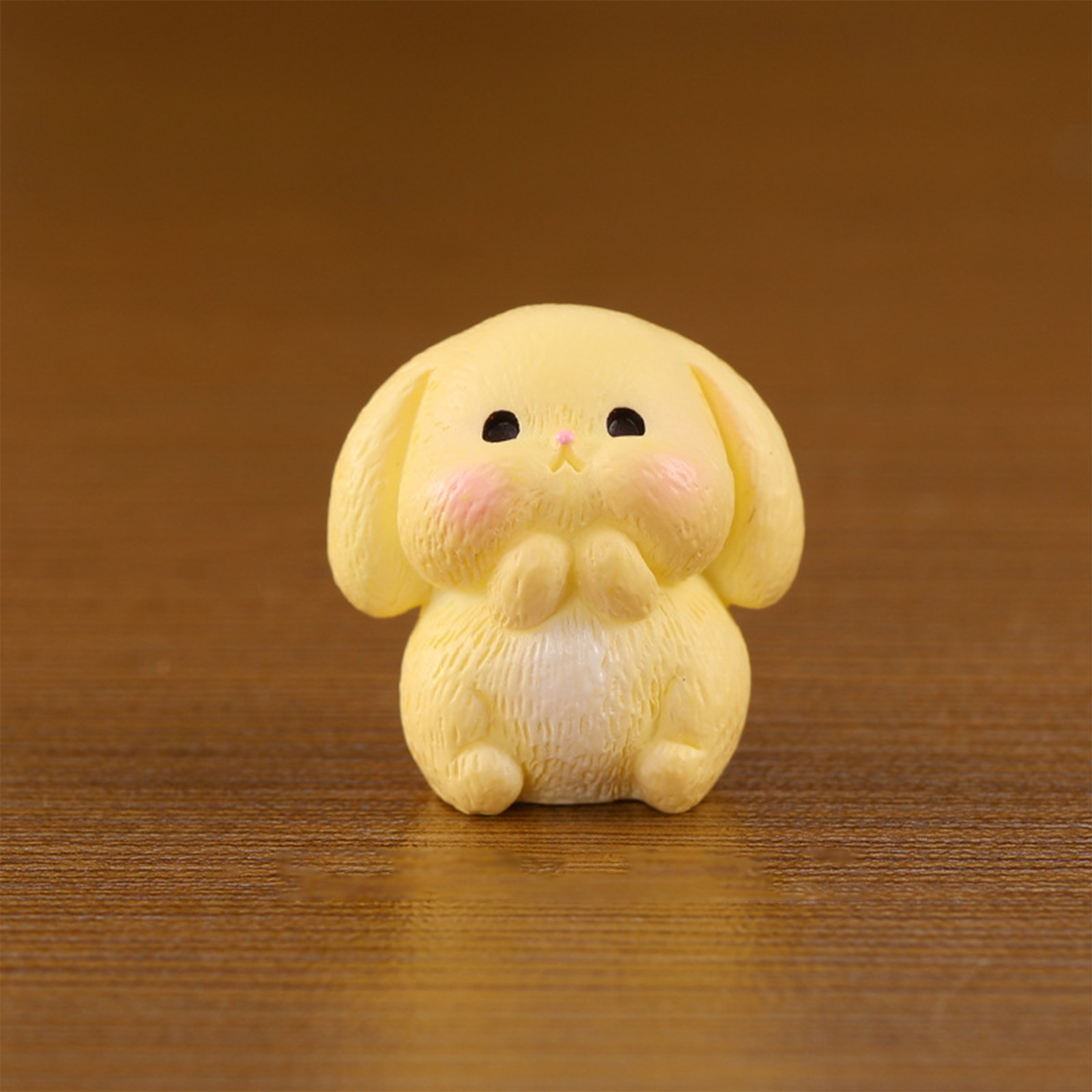 JIASONJY Mini Glass Rabbit Figurine Blown Glass Bunny Figurine ...