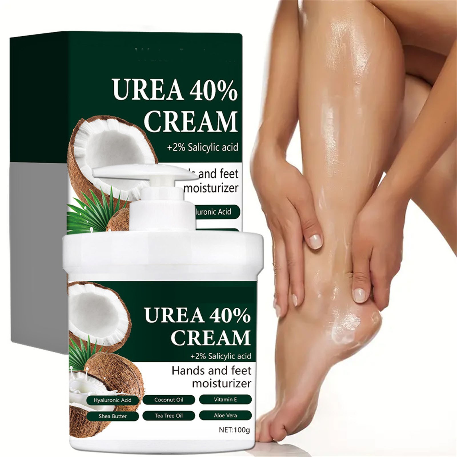 JIASONJY Urea Cream 40 Percent Foot for Dry 40 Lotion，Advanced Ultra