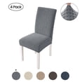 thumbnail image 1 of JIATER Dining Chair Covers Stretch Washable Chair Slipcovers Protector Set of 4,Light Gray, 1 of 7