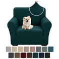 thumbnail image 1 of JIATER 1-Piece Armchair Sofa Cover Stretch Couch Cover Washable Sofa Slipcover Non-Slip Furniture Protector,Dark Green, 1 of 8