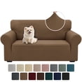 thumbnail image 1 of JIATER 1-Piece Sofa Cover Stretch Couch Cover Washable Sofa Slipcover Furniture Protector for Loveseat Sofa,Light Coffee, 1 of 8