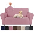 thumbnail image 1 of JIATER 1-Piece Sofa Cover Stretch Couch Cover Washable Sofa Slipcover Furniture Protector for Loveseat Sofa,Grey Rose, 1 of 7
