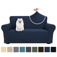 thumbnail image 1 of JIATER 1-Piece Sofa Cover Stretch Couch Cover Washable Sofa Slipcover Furniture Protector for Loveseat Sofa,Navy, 1 of 8