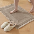thumbnail image 1 of JIATER Waffle Bathroom Rugs 32x20,Soft Absorbent Bath Mat Non-Slip Backing Quick Dry Washroom Mats,Brown, 1 of 9