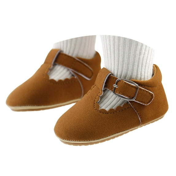 JIAYUE Baby Sandals Closed Toe Solid Color With Ankle Strap For Girls Soft Sole Comfortable For 0 18 Months Casual Spring Summer Fall Toddler Shoes