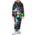 thumbnail image 1 of JIAYUE Boys 2‑Piece Outfit Tie Dye Print Long Sleeve Pullover Hoodie & Elastic Waist Sweatpants Set for Casual Party, 1 of 4