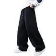 thumbnail image 1 of JIAYUE Boys Athletic Pants Casual Solid Color Full Length Drawstring Joggers Lightweight Sweatpants With Pockets For Teenagers Fashion Versatile Bottoms, 1 of 7