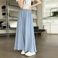 thumbnail image 1 of JIAYUE Boys Girls Slacks Solid Color Wide Leg Girlfriend Mid Waist Slacks For Kids Stylish Fashion Pants, 1 of 9