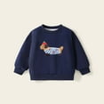 thumbnail image 1 of JIAYUE Boys Girls Spring Autumn Sweatshirts Cartoon Print Long Sleeve Crew Neck Snug Warmth Pullover For Child Layering Tops, 1 of 7