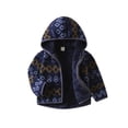 thumbnail image 1 of JIAYUE Boys Outerwear Coats Hooded Long Sleeve Fleece Warm Zip Up Soft Cozy Pullover For Toddler Children Autumn Winter Casual Wear Trendy Kids Jacket, 1 of 3