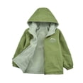 thumbnail image 1 of JIAYUE Boys Outerwear Coats Long Sleeve Reversible Lined Windbreaker For Girls Warm Winter Outdoor Sports With Hood For Youth Classic Kids Jacket, 1 of 9