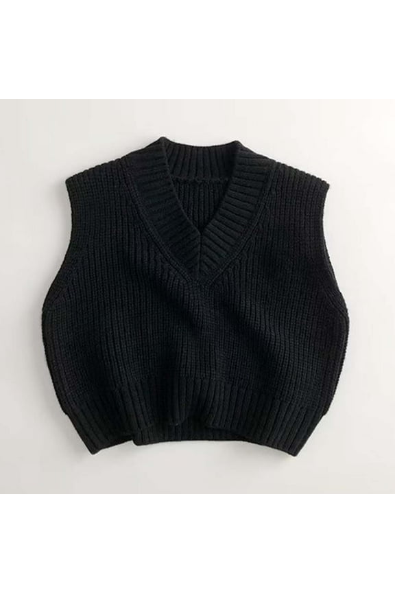 Boys and Girls Knit Top Knit Collar Pullover V Neck Cardigan Inspired For Children 3 To 13 Years Old Everyday Wear