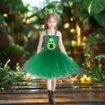 thumbnail image 1 of JIAYUE Carnival Dresses For Girls Solid Color Tank Sleeveless Mid-Length Square Neckline For Kids Breathable Dresses, 1 of 5