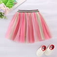 thumbnail image 1 of JIAYUE Carnival Skirt For Girls Rainbow Stars Tutu Mid-Length Ballet Dance Skirt For Toddler Kids 2 To 10 Years Lovely Party Casual Skirt, 1 of 5