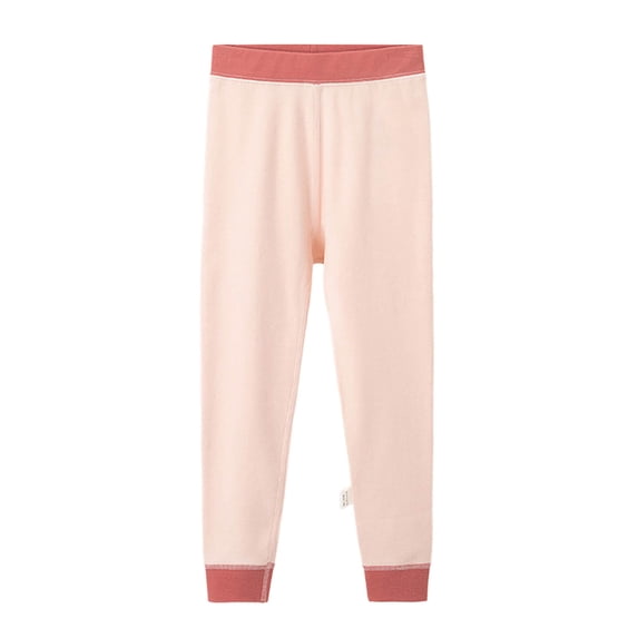 JIAYUE Girl's Kids Thermal Pants Soft Warm Base Layer Leggings Solid Color Back to School Everyday Wear Comfortable Stretch Loose Fit Kids Bottoms Wear,11-13 Years