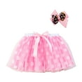 thumbnail image 1 of JIAYUE Girls Charming Skirts Carnival Polka Dot Mini Tutu with Hairband For Children Festival Playwear, 1 of 5