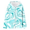 thumbnail image 1 of JIAYUE Girls Jackets Tie Dye Long Sleeve Windbreaker Hooded Zipper Kids Outdoor Coat With Pockets For Toddler Age 2-14 Years Fall Winter Outerwear, 1 of 3