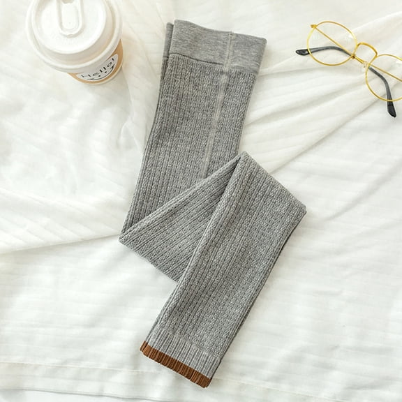 JIAYUE Girls Slacks Solid Color Patchwork Jogger Lightweight Joggers Mid Waist Trousers For Teens Casual Daily Pants