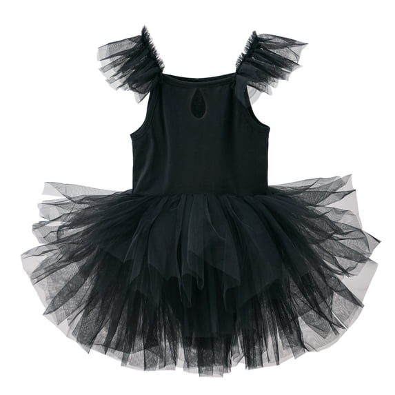 JIAYUE Girls Spring Dresses Solid Color Slip Dress Crew Neck Sleeveless Mini Ballet Dancewear For Kids Stylish Everyday Comfortable Clothing