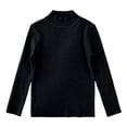 thumbnail image 1 of JIAYUE Girls Sweater Long Sleeve Cozy Knit Soft Crewneck Solid Color Pullover For Toddler And Kid Casual Wear Classic Children Tops, 1 of 4