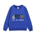 thumbnail image 1 of JIAYUE Girls Sweatshirt Classic Relaxed Fit Kids Hanukkah Menorah Print Warm Crewneck Long Sleeve Leisure Children Tops, 1 of 3