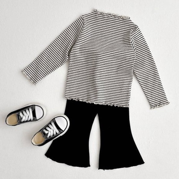 JIAYUE Girls Tops High Neck Long Sleeve Dot Pattern Versatile For Children Fall Basics Attire