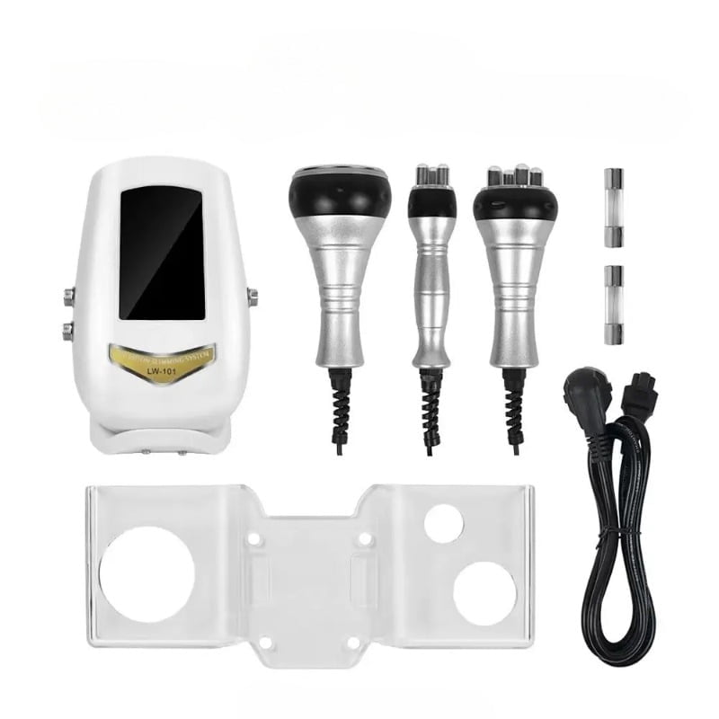 JIAYUE- Massage Gun with Heat and Cold, Deep Tissue Messager with 4Heads, Gifts