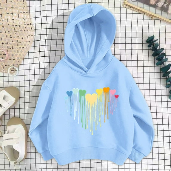 JIAYUE Hoodies Sweatshirts For Boys Girls Adorable Design Long Sleeve Loose Fit Pullover For Toddler 3 12 Years Old Spring Fall Sportswear