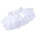thumbnail image 1 of JIAYUE Girls Summer Mini Skirts Solid Color Casual With Bowtie Mesh Tutu Baby Elastic Waist For Children 0-24 Months Festival Party Comfort Stylish Skirt, 1 of 4