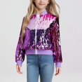 thumbnail image 1 of JIAYUE Jackets Coats For Girls Tie Dye Long Sleeve Hooded Zipper Windbreaker For Kids Cold Weather Soft Comfy Coat, 1 of 8