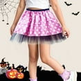 thumbnail image 1 of JIAYUE Kids Girls Polka Dot Mesh Fluffy Skirts For Festival Party Ballet Performance, 1 of 4