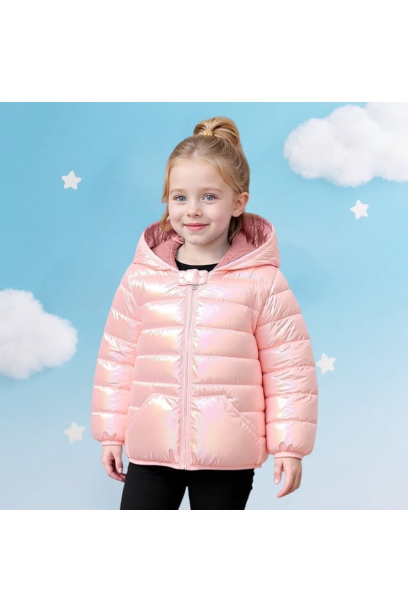 Kids Outerwear Jackets Long Sleeve Zipper Color Shift Cartoon Animal Ears Hooded Warm For Children Playful Casual Wear