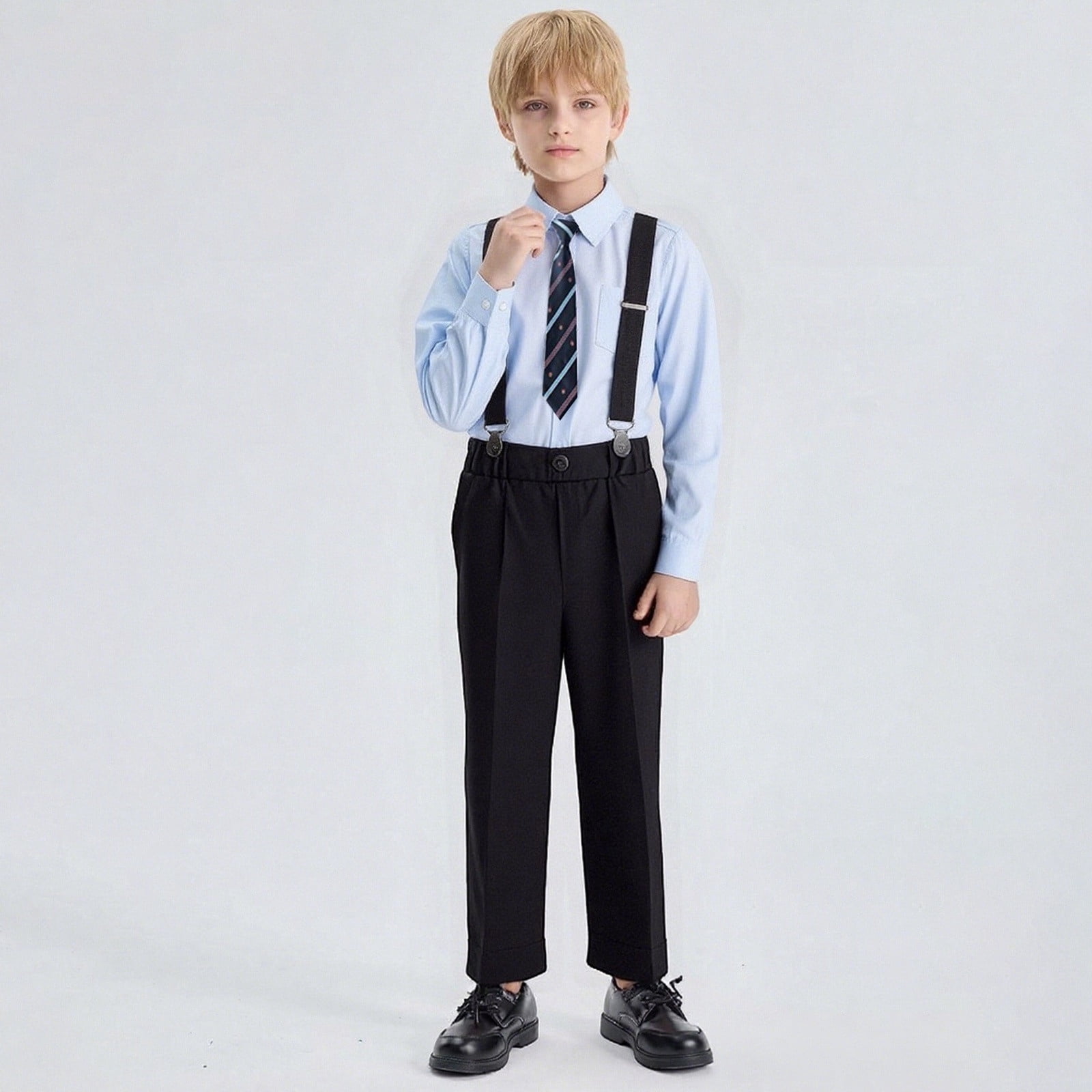 Kid Normal Outif JIAYUE Kids Outfit Sets Boys Long Sleeve Shirt Outfit Set Kids School ...