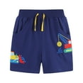 thumbnail image 1 of JIAYUE Kids Shorts Drawstring Pocket Toddler Girls Boys Sport Cartoon Prints Casual Fashion Cargo Summer Vacation Cozy Children Beach Bottoms, 1 of 3