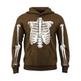 thumbnail image 1 of JIAYUE Men Halloween Sweatshirt Skeleton Graphic Print Baggy Pullover Hoodies for Fall Holiday Daily Activities, 1 of 4