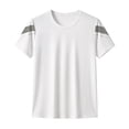 thumbnail image 1 of JIAYUE Men's T Shirt Relaxed Fit Casual Fashion Round Neck Casual Short Sleeve Tees Everyday Soft Lightweight Breathable For Outdoor Workout And Sport Wear, 1 of 4