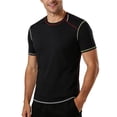 thumbnail image 1 of JIAYUE Men's T Shirt Relaxed Fit Casual Fashion Round Neck Casual Short Sleeve Tees Everyday Soft Lightweight Breathable For Outdoor Workout And Sport Wear, 1 of 4
