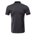 thumbnail image 1 of JIAYUE Mens Polo Shirts Business Button Turndown Collar Classic Solid Color Casual Loose Fit Cozy Short Sleeve Versatiel Breathable Male Tops, 1 of 5