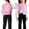 thumbnail image 1 of JIAYUE Spring Fall Printed Jackets For Boys Girls Long Sleeve Collared Button Style Lightweight Sport For Children Casual Sportswear, 1 of 3