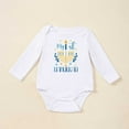 thumbnail image 1 of JIAYUE Toddler Romper Long Sleeve Hanukkah Cartoon Design Round Neck For Newborn Celebration Winter Clothing, 1 of 4