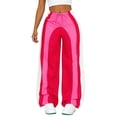 thumbnail image 1 of JIAYUE Women's Pants Ankle Length Elastic Waist Comfortable Loose Fit Trousers With Drawstring For Home Wear Travel Stylish Bottoms For Women, 1 of 6