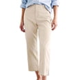 thumbnail image 1 of JIAYUE Women's Pants High Waist Straight Leg Ankle Length Trousers Comfortable Stretchy Slim Fit Cropped Trendy Bottoms For Women, 1 of 4
