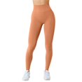 thumbnail image 1 of JIAYUE Women's Seamless Leggings Ankle Length Tight High Waisted Athletic Elastic Bottoms Solid Color Slim-Leg Quick Drying Breathable Yoga Pants, 1 of 8