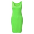 thumbnail image 1 of JIAYUE Women's Summer Dresses Mini Fashion Square Neck Sleeveless Bodycon Sleeveless Female Solid Color Club Party Casual Dress, 1 of 7